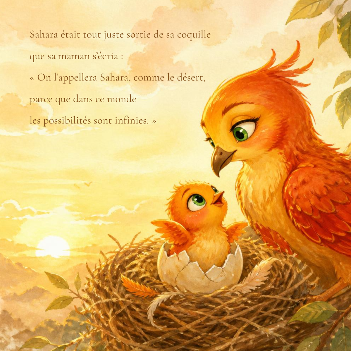 Sahara l'oiseau curieux